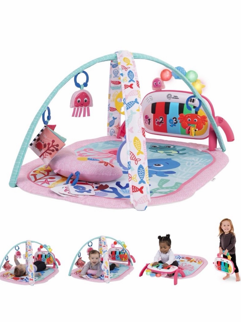 Baby Einstein jellyfish jamboree play mat - NWT
